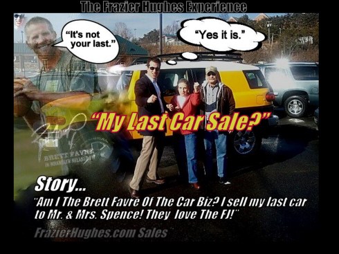 The last stand? No. My new sales job is incredible.